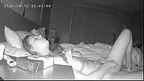 Shy Slut Plays With Her Pussy Before Bed Hidden Cam