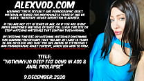 Hotkinkyjo big fat dong in ass  amp  anal prolapse