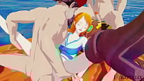 One Piece 3D   Sex Parody   Nami Gangbang