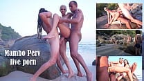 Cute Brazilian Heloa Green fucked in front of more than 60 people at the beach DAP DP Anal Public sex Monster cock BBC DAP at the beach unedited Raw voyeur OB237