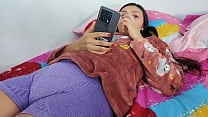 Rosibel the stepdaughter most desired by her stepfather takes off the condom so that it ends up inside her pussy