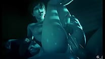 femboy rebecca chambers fucked by futanari jill1