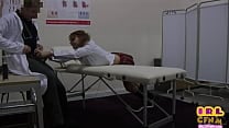Collegeuniform teen 3some fucked at doctor infirmary Collegeuniform teen 3some fucked at doctor infirmary
