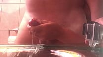 I give him Hand Job from Behind Compilation of View from Two Cameras I give him Hand Job from Behind Compilation of View from Two Cameras