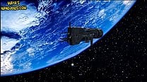 Maya handjob in space Maya handjob in space