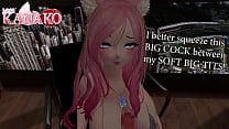 I love TEASING you with my GIANT CAT GIRL TITS SEXY VTUBER TITTY FUCK