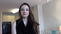 PropertySex Young real estate agent with big natural tits homemade sex