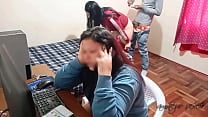 La cornuda de mi esposa hablando por telefono mientras yo me como a su mejor amiga  mientras mas distraida esta mas rico follo con su amiga mientras ella paga mis deudas de la casa  La cornuda de mi esposa hablando por telefono mientras yo me como a su mejor amiga  mientras mas distraida esta mas rico follo con su amiga mientras ella paga mis deudas de la casa