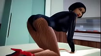 The Sims 4 striper begs to get fuck in the ass