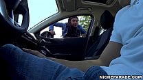 NICHE PARADE Black Amateur Slut Gives Me Blowjob In Automobile For Money