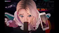 Spider Gwen sucks you rsquo re dick