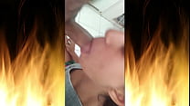 Jade sucks the gas delivery man in the kitchen and on the balcony while her husband works  Jade sucks the gas delivery man in the kitchen and on the balcony while her husband works