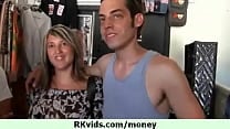 Smooth guy pays amateur chick for sex 26