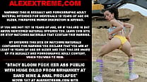 Stacy Bloom fuck her ass public with huge dildo from mrhankey at sand mine amp anal prolapse