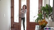 Abella anal toying when wife comes home and asks her to join Abella anal toying when wife comes home and asks her to join