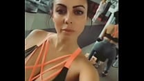 Jimena S aacute nchez en el gimnasio