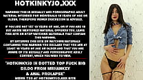 Hotkinkyjo in dotted top fuck big dildo from mrhankey amp anal prolapse Hotkinkyjo in dotted top fuck big dildo from mrhankey amp anal prolapse