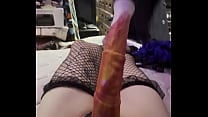 Femdom strap on tease with cock dick