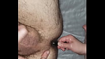 Blowjob and butt plug