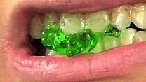 Mouth Vore Close Up Of Fifi Foxx Eating Gummy Bears