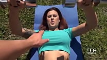 Salacious Outdoor Blowjob Stunning Babe Sucks Cock in Garden Salacious Outdoor Blowjob Stunning Babe Sucks Cock in Garden