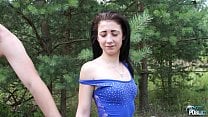 Huge creampie for cheated photo model in nature with big cock Huge creampie for cheated photo model in nature with big cock
