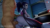 Arrested Widowmaker fucked in the ass on police car Arrested Widowmaker fucked in the ass on police car
