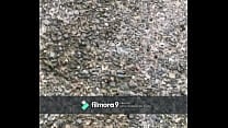 Chubby Brit slag totters in mini skirt Chubby Brit slag totters in mini skirt