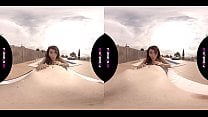 VR La vecina joven del quinto ninfomana entra en la piscina comunitaria cachonda y quiere follar en el exterior POV latina porno en espa ntilde ol realidad virtual by PORNBCN 4K