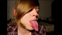 Nastya 039 s long tongue tease