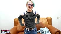 Exotic Nerdy Coed Raven Gets Her Wet Twat Fingered And Her Ass Fucked 