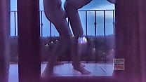 Follando en el balcon de un hotel en Oaxaca
