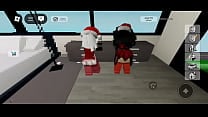 Foda natalina com duas m atilde es Noel no brookhaven Roblox