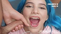 PremiumBukkake Min Galilea swallows 64 huge cumshots in mouthful bukkake