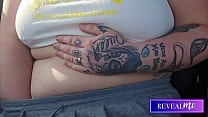 RevealMe    CURVY GODDESS TIT PLAY  amp  MASTURBATION IN CAR  BUSTY SOLO FANTASY