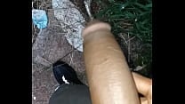12INCH BBC PEEING IN PUBLIC Mandingo