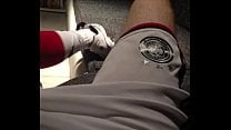 Footballer jerking in DFB  Germany  Soccer outfit  Nike Shox  Airmax