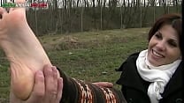 UI011 In the country with Leila Amateur Foot Worship