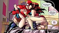 Spider Man Our Valentine Marvel superhero Threesome