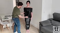 BTS PREPARATION MILF BONDAGE RESTRAINTS FILM EMBALMING