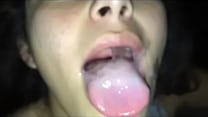 Cum swallow Uber driver cute girl