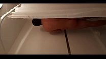 The step sister enters him in the bathroom while he takes a shower and sucks his thick cock and ends in her mouth 