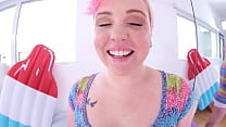 CAROLINE CROSS aka MILEY MAY Cute Cubby Blonde Coed Huge Cock POV Blowjob and Cum Swallow CAROLINE CROSS aka MILEY MAY Cute Cubby Blonde Coed Huge Cock POV Blowjob and Cum Swallow