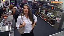 Big ass lady gets screwed by pawn keeper