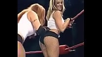 Female wrestler checks out Velvet Sky 039 s ass