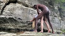 BigDaddyKJ Interracial Couple Fucks On Hike Preview
