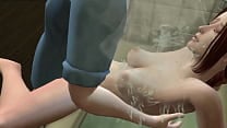 3D   YOUNG COUPLE CUMMING MULTIPLE TIMES