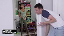Tiny Asian Stepsister Doing Everything for Going Viral Myles Long Clara Trinity