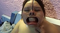 With the cock in the face and the cum in the eyes With the cock in the face and the cum in the eyes