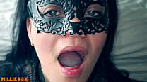 AMATEUR MILF RECEIVES THE BIGGEST LOAD OF CUM AND SWALLOWS CUM PLAY AND CUM SWALLOW MILLIE FOX